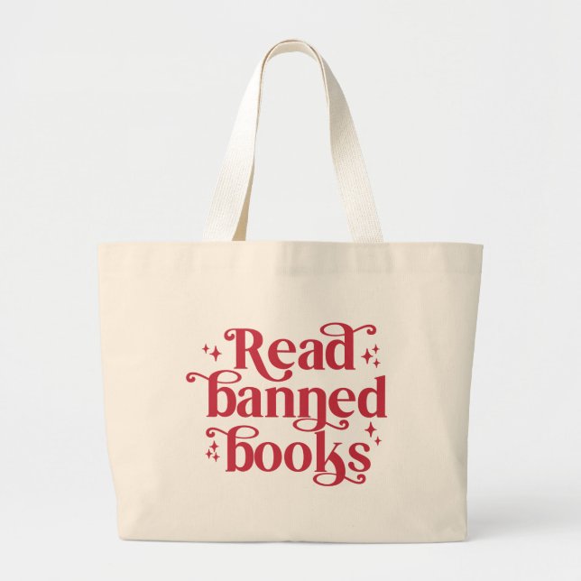 Grand Tote Bag Read Banned Books Reading Lover's (Devant)