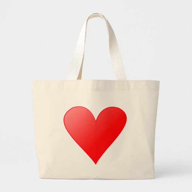 Grand Tote Bag Red Heart Budget Fourre-tout (Devant)