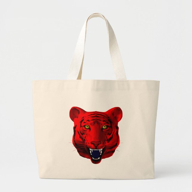 Grand Tote Bag Red Tiger (Devant)