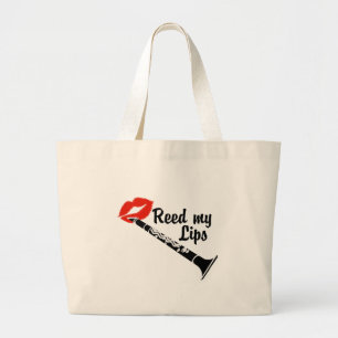 Grand Tote Bag Reed My Lips Clarinet