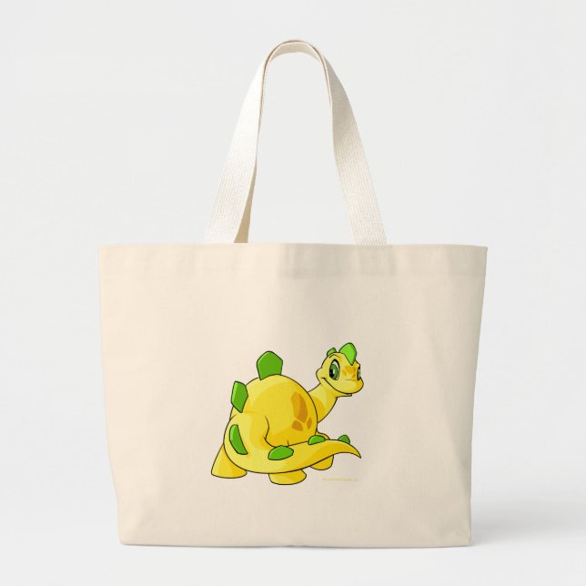 Grand Tote Bag Regarder Chomby jaune (Devant)