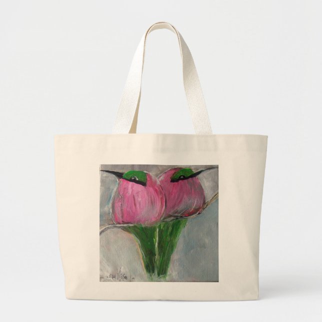Grand Tote Bag Regardez simplement ailleurs (Devant)