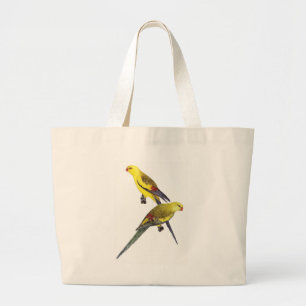 Grand Tote Bag Regent Parrot Pair - Polytelis anthopeplus
