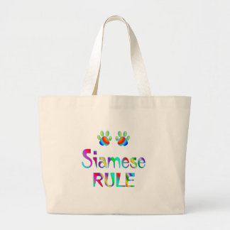 Grand Tote Bag Règle siamoise