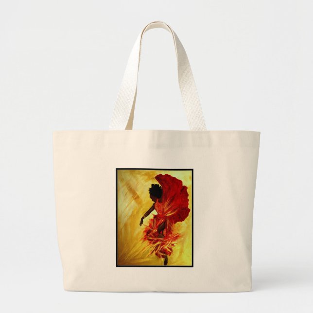 Grand Tote Bag Réjouissez-vous (Devant)