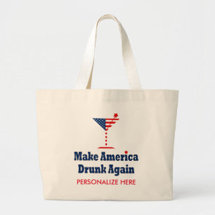 GRAND TOTE BAG RENDRE L'AMÉRIQUE SAOULE À NOUVEAU