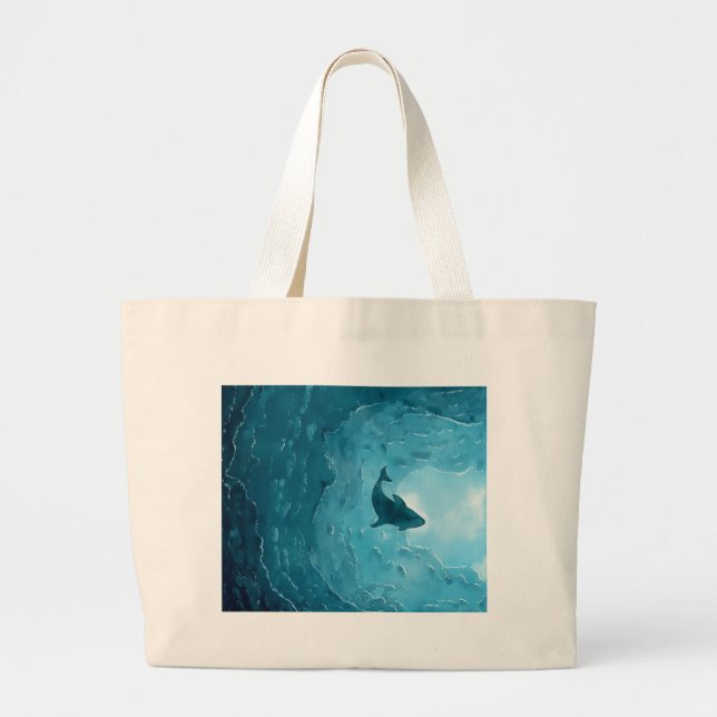Grand Tote Bag Requin (Devant)