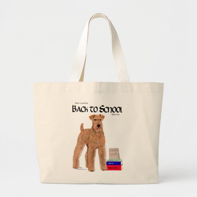 Grand Tote Bag Retour à l'école (Devant)