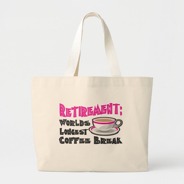Grand Tote Bag Retraite (rose) (Devant)