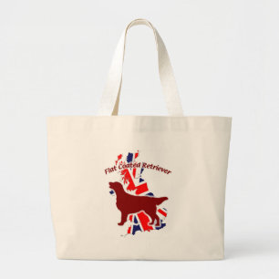 Grand Tote Bag Retrieur à revêtement plat