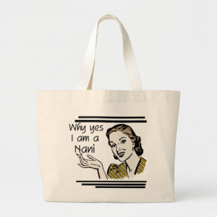 Grand Tote Bag Rétro T-shirts et cadeaux de Nani