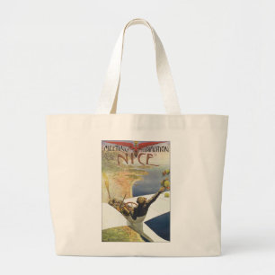 Grand Tote Bag Réunion d'Aviation Nice