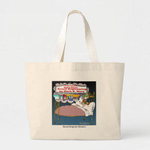 Grand Tote Bag Rêves d'ingénieur du son