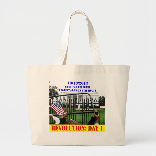 GRAND TOTE BAG RÉVOLUTION : JOUR 1 (Devant)