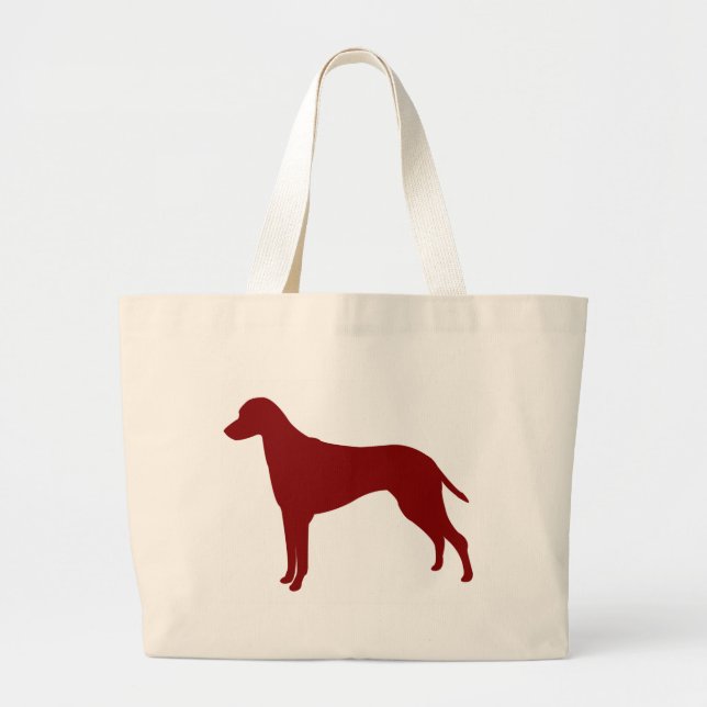 Grand Tote Bag Rhodesian Ridgeback (rouge) (Devant)