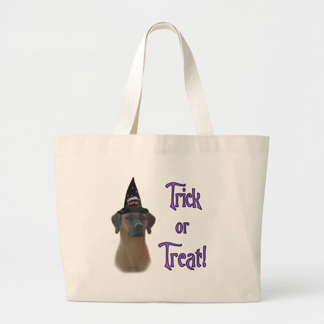 Grand Tote Bag Rhodesian Ridgeback Trick (Devant)