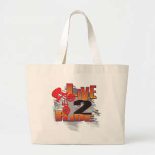 Grand Tote Bag Ride 2 Vélo BMX Live