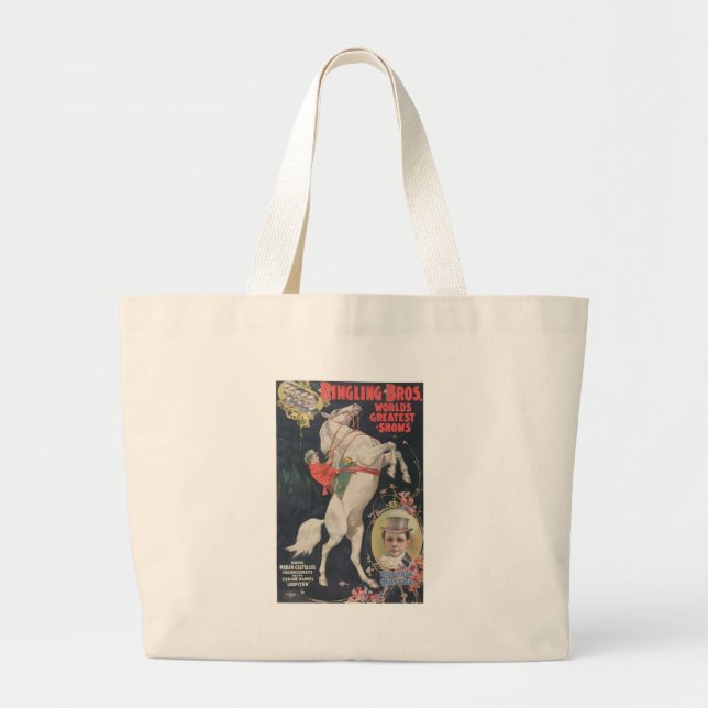 Grand Tote Bag Ringling Bros. /Madame Ada Castello (Devant)
