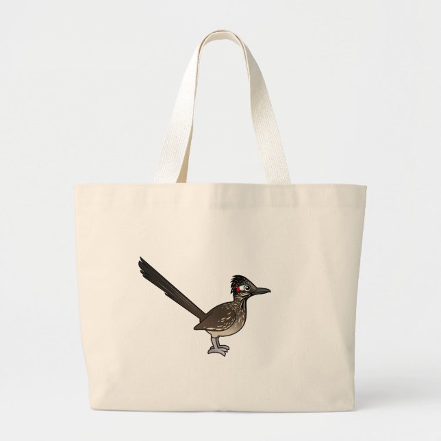 Grand Tote Bag Roadrunner mignon de Birdorable (Devant)