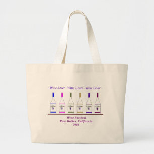 GRAND TOTE BAG ROBLES DU VIN LOVER_PASO, CA