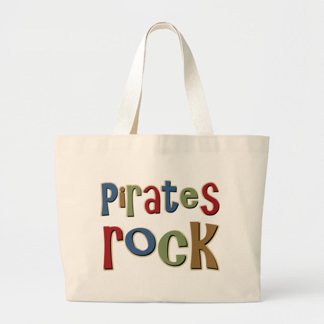 Grand Tote Bag Roche de pirates (Devant)