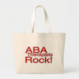Grand Tote Bag Roche de thérapeutes d'aba