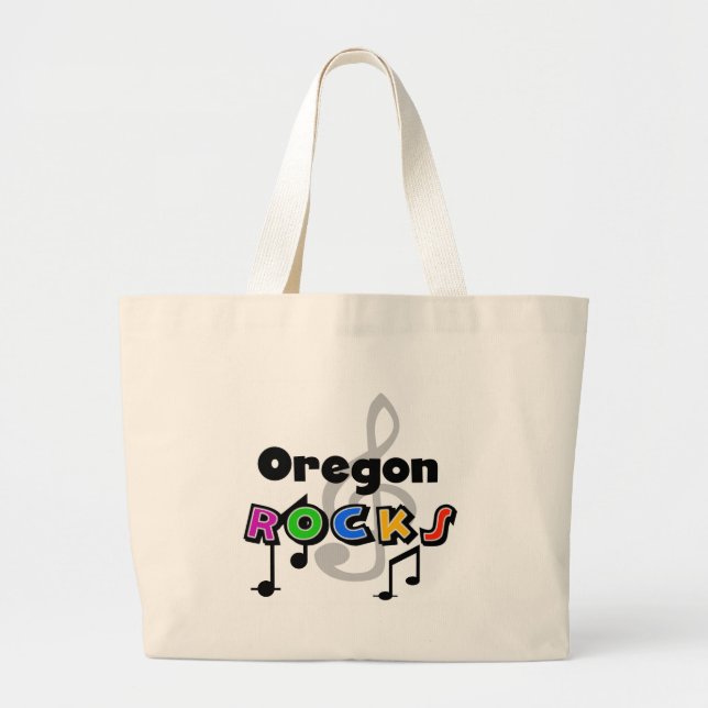 Grand Tote Bag Roches de l'Orégon (Devant)