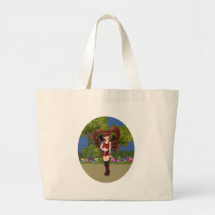 Grand Tote Bag Roller Derby Anime Patinage de fée