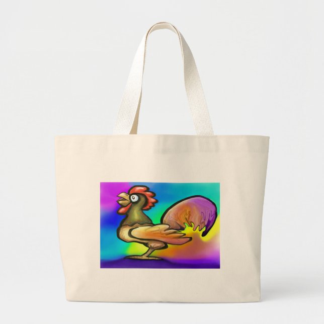 Grand Tote Bag Rooster (Devant)