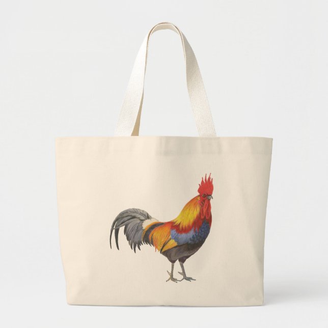 Grand Tote Bag Rooster (Devant)