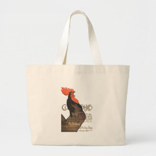Grand Tote Bag Rooster Steinlen Cocorico