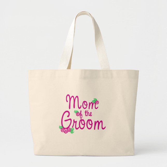 Grand Tote Bag Rose Buds Mariage (Devant)