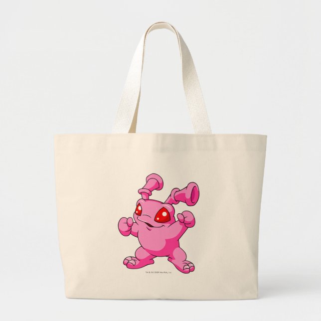 Grand Tote Bag Rose de Grundo (Devant)