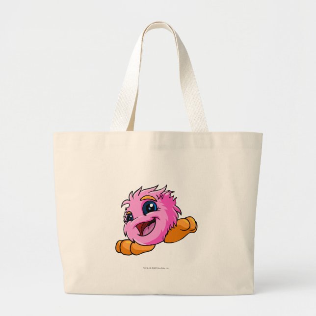 Grand Tote Bag Rose de JubJub (Devant)