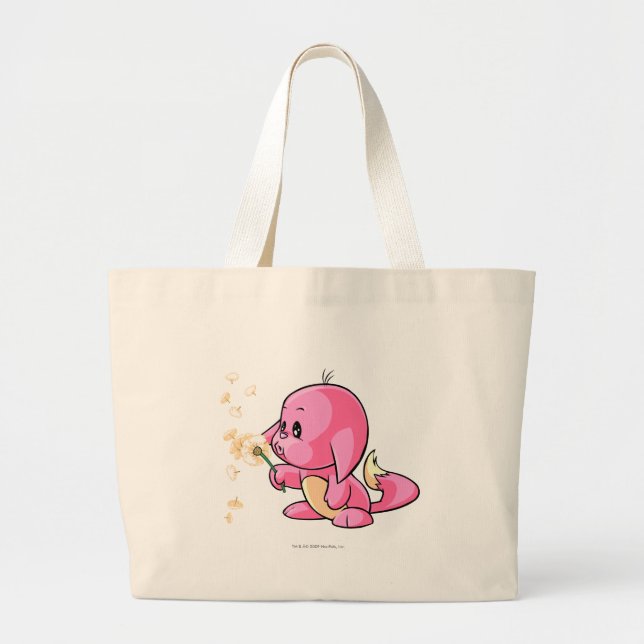 Grand Tote Bag Rose de Kacheek (Devant)