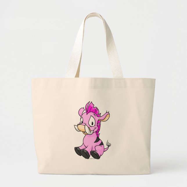 Grand Tote Bag Rose de Moehog (Devant)