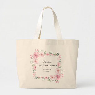 Grand Tote Bag Rose Florale Belle-Mère