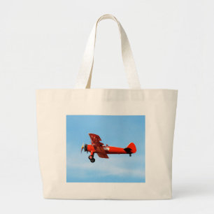 Grand Tote Bag Rouge Baron Bi Plane