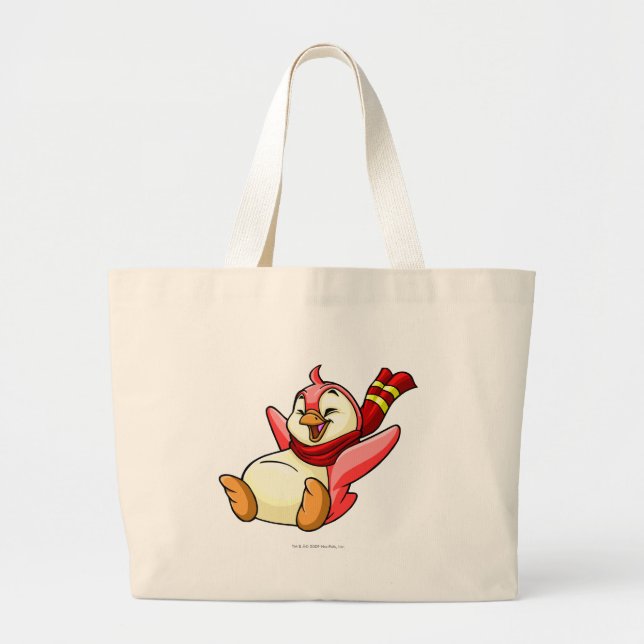 Grand Tote Bag Rouge de Bruce (Devant)
