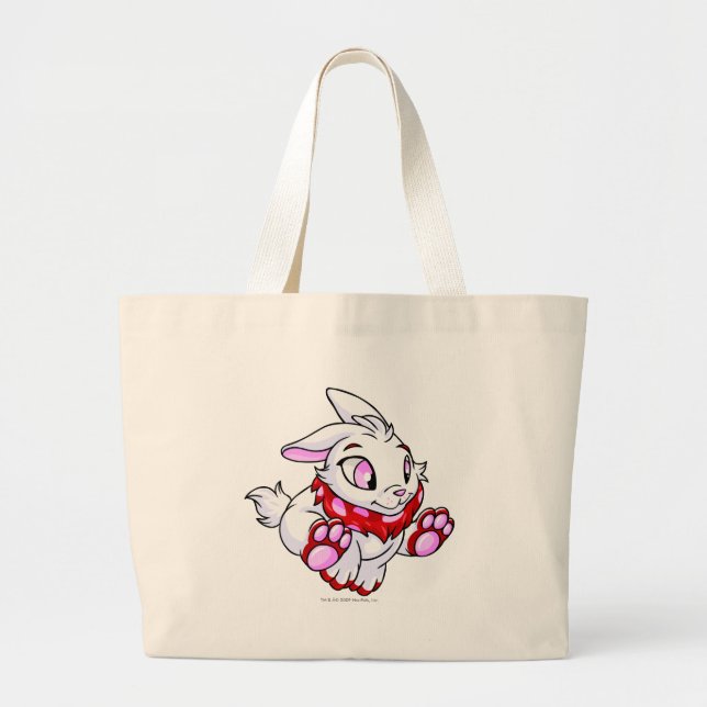 Grand Tote Bag Rouge de Cybunny (Devant)