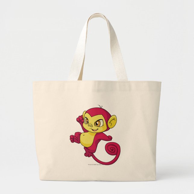 Grand Tote Bag Rouge de Mynci (Devant)