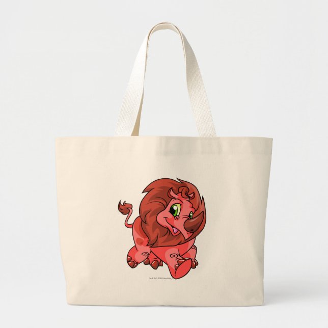 Grand Tote Bag Rouge de Tonu (Devant)
