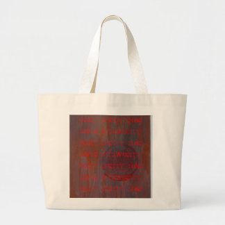 Grand Tote Bag ROUGE Fourre-tout de nourriture et de choses
