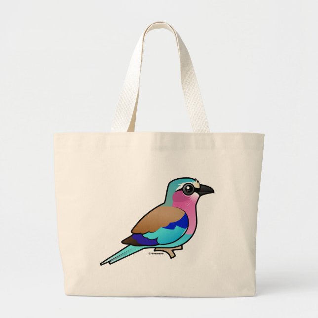 Grand Tote Bag Rouleau de Lilas-breasted (Devant)