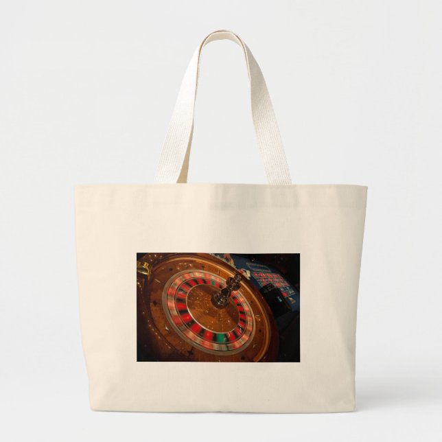 Grand Tote Bag Roulette Game Money Casino Las Vegas (Devant)