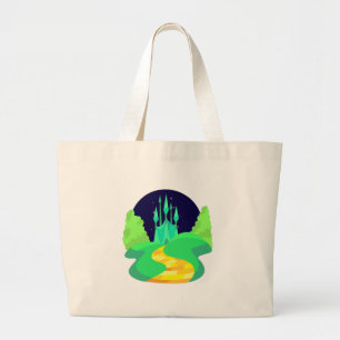 Grand Tote Bag route de briques jaunes