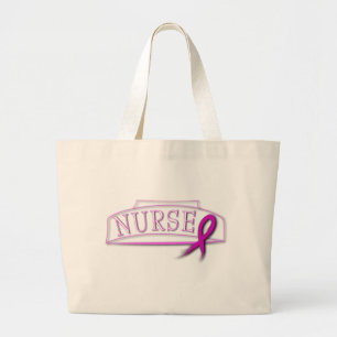 GRAND TOTE BAG RUBAN D'INFIRMIÈRE POUR LE NOIR