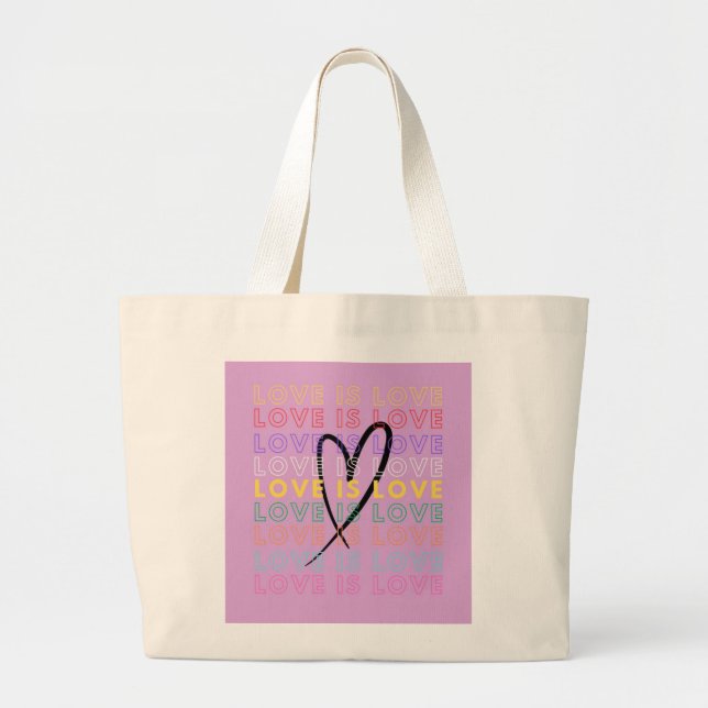 Grand Tote Bag "Sac fourre-tout Jumbo personnalisé : élégant et d (Devant)