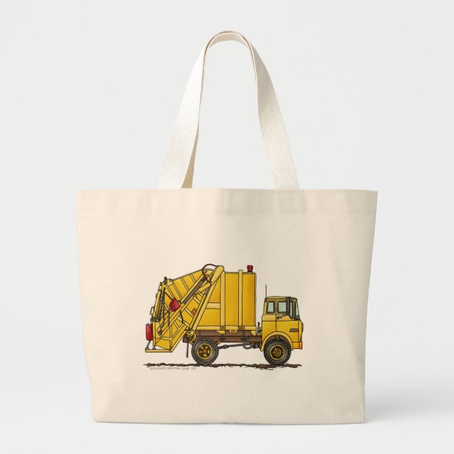 Grand Tote Bag Sacs/emballages arrière de chargeur de camion à (Devant)