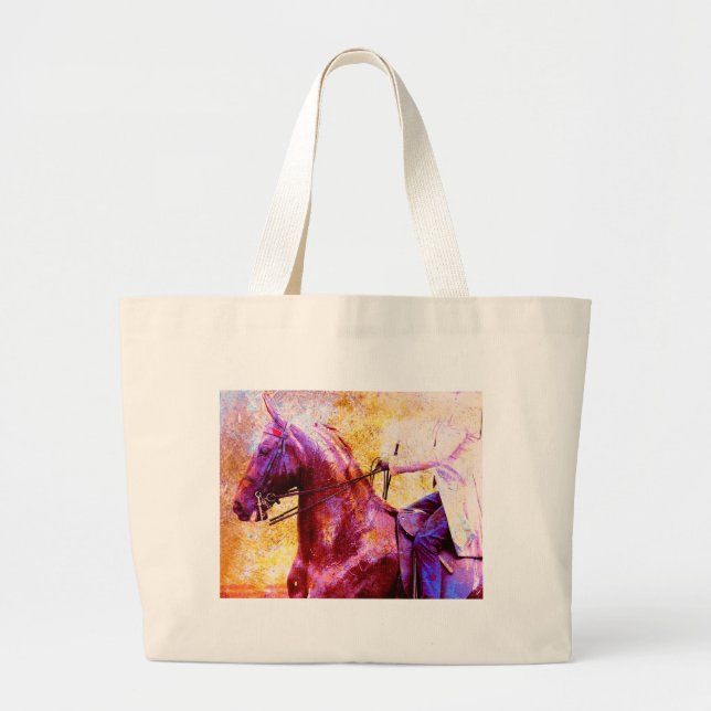 Grand Tote Bag Saddleseat Grunge (Devant)